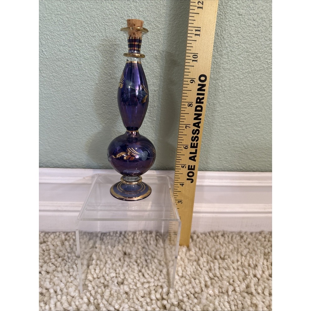 Crafts Of Egypt Genie Mouth Blown Glass Mini Perfume Bottles for Perfumes & Oils
